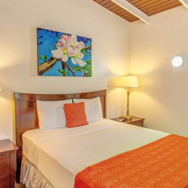A standard room at Papaya Inn